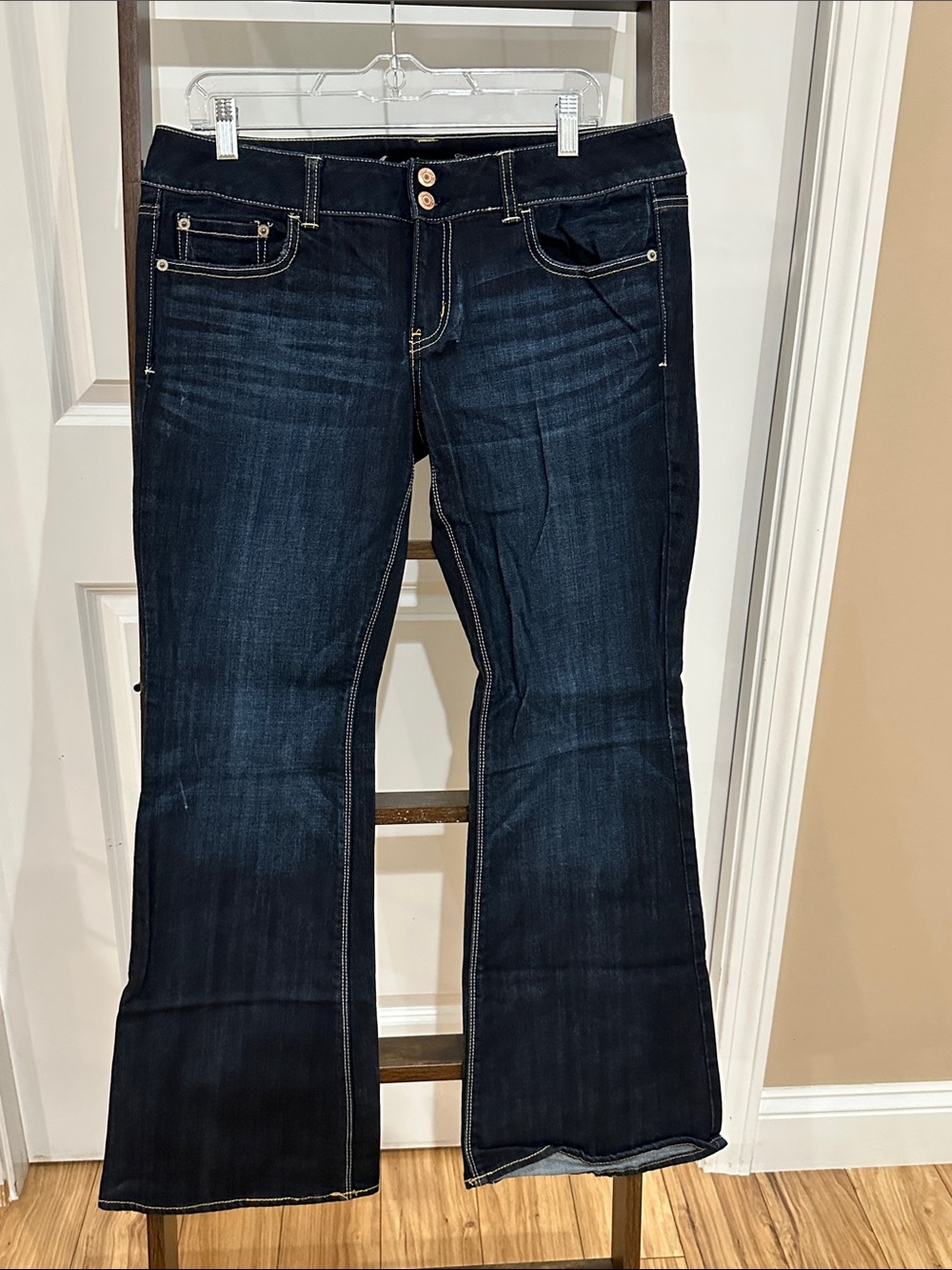 American Eagle Outfitters Dark Blue Flare Jeans